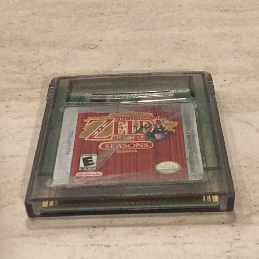 The Legend Of Zelda Oracle Of Seasons Gameboy Color Game Nintendo Game Boy